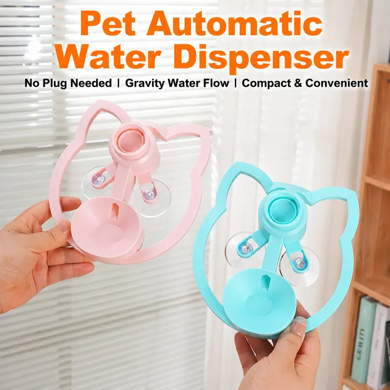 Dispensador de Água para Animais de Estimação Sem Eletricidade, Tigela Automática Antivazamento para Gatos e Cães Pequenos, Uso Diário em Ambientes Internos
