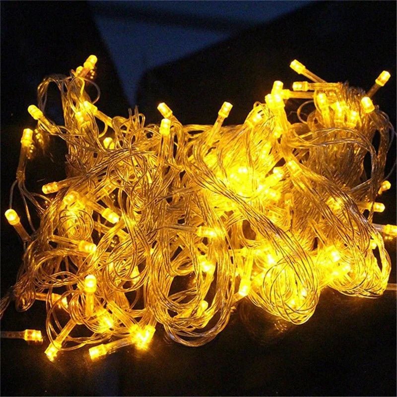 Christmas Lights 10M 20M 30M 50M 100M Decorative Led String Fairy Light 8 Modes Garlands Lights For Wedding Party Holiday Lights - Kasa & Pet