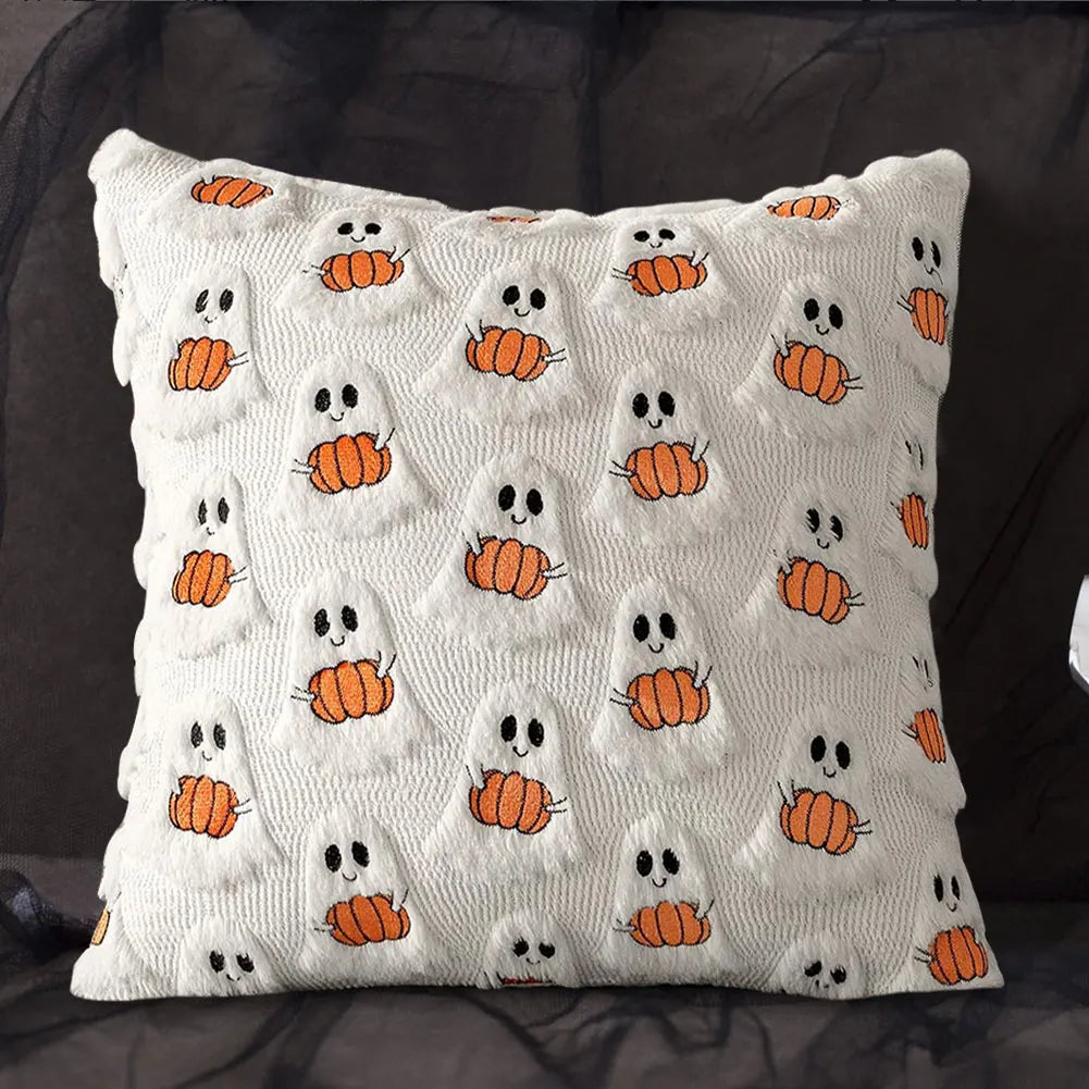 Decoração de halloween para casa dos desenhos animados abóbora morcego fantasma fronha horror macio fronha fontes festa haloween casa ornamento