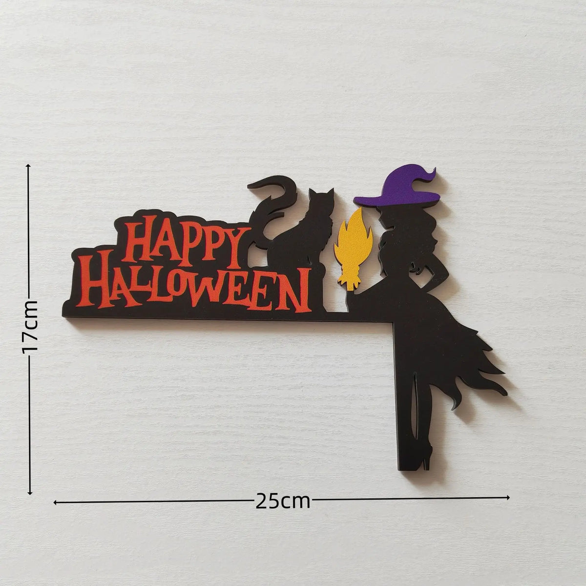 Halloween nova moldura de porta de madeira decoração porta canto casa aranha morcego fantasma decoração estilo gótico ornamento de halloween - Kasa & Pet