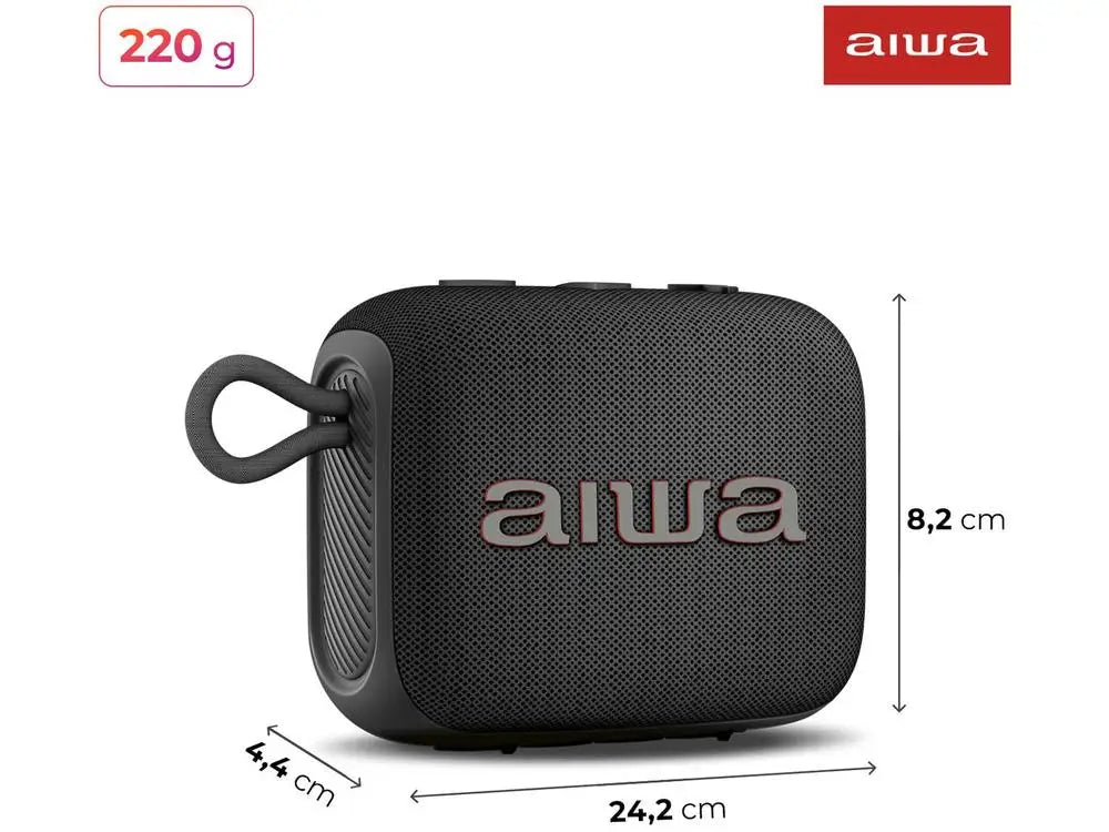 Aiwa Aws-Sp-07-B Portable Bluetooth Speaker 7W USB - Dual Voltage