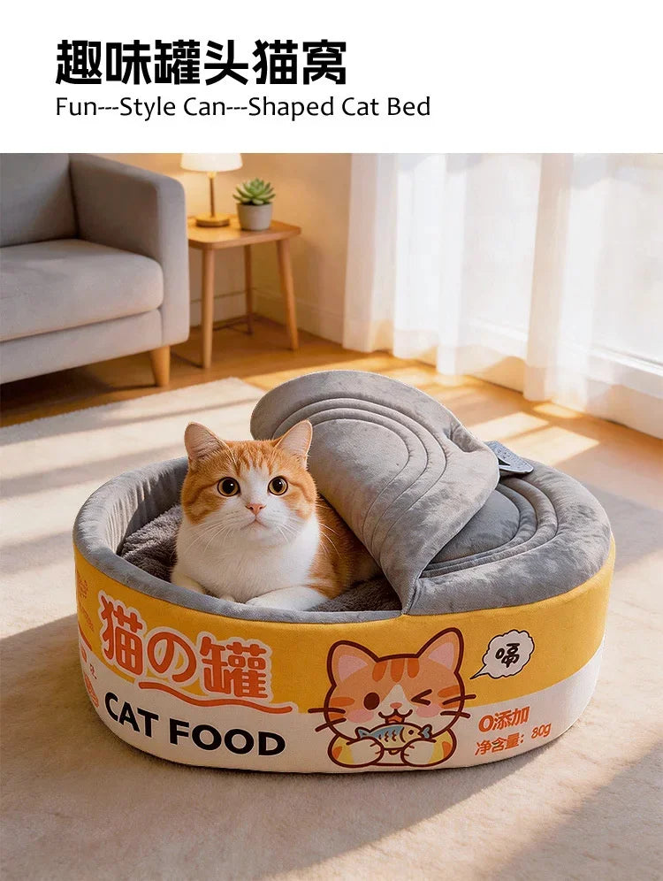 Cama para Gatos em Pelúcia, Ninho de Dormir para Animais de Estimação, Almofada Macia e Quente, Sofá-Caverna, Tapete para Gatos, Gatinhos e Cães Pequenos, Uso Interno