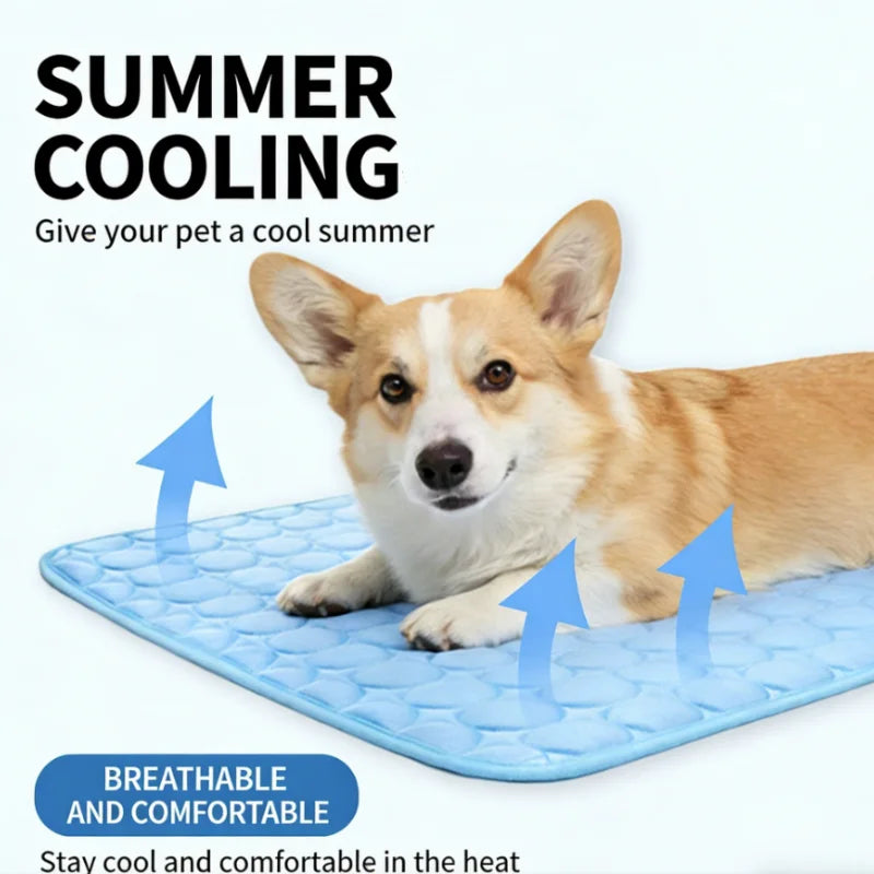 Tapete Refrescante para Cães, Cama Fria de Verão para Pets, Extra Grande para Cães Pequenos e Grandes, Acessórios para Pets