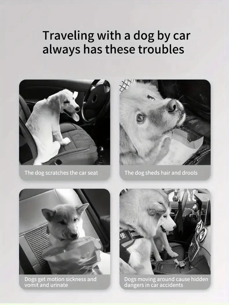 Tapete de porta-malas automático de poliéster durável para animais de estimação – Tapete antiderrapante, resistente a arranhões e fácil de limpar para SUVs e carros, tapete de segurança para animais de estimação