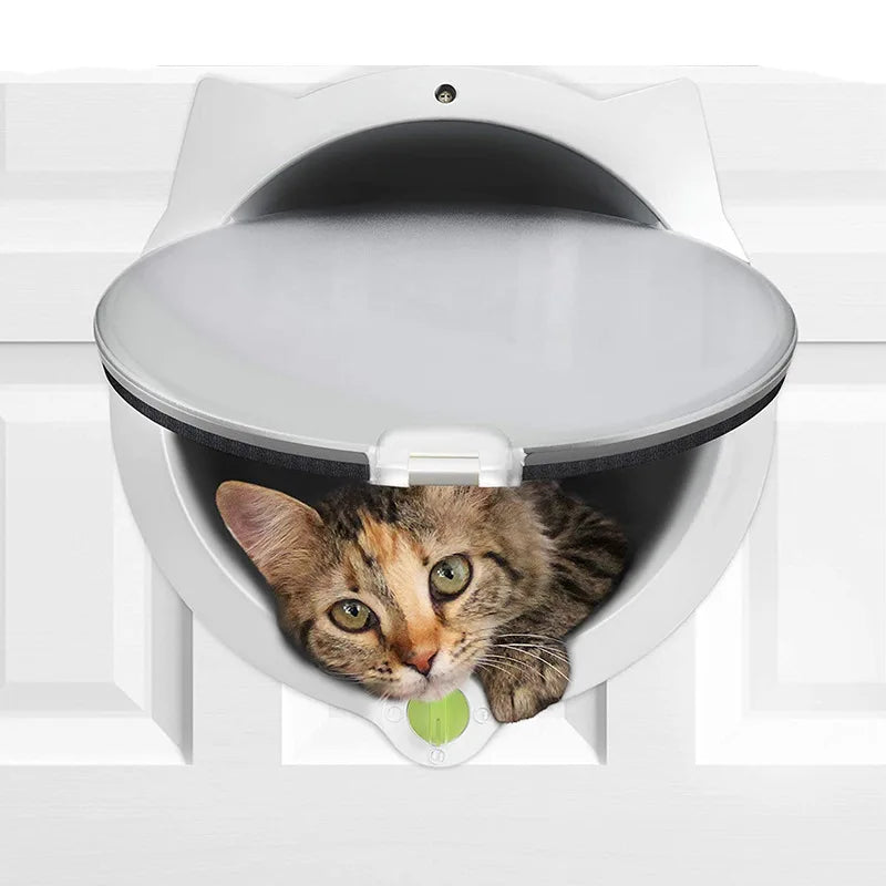 Porta para Gatos e Cães para Porta de Vidro, Acesso Livre para Gatos e Filhotes, Porta Automática para Animais de Estimação, Fácil Instalação, Porta de Entrada e Saída para Pequenos Animais
