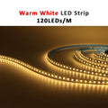 Fita de LED 12V 5m SMD 2835 5mm 8mm, Fita Flexível para Iluminação Decorativa Interna