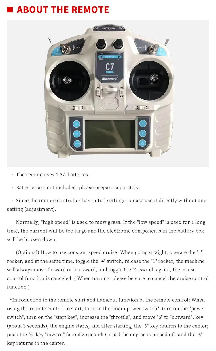 O Cortador de Grama Automático Tem Alta Potência e É Fácil de Operar. O Mini Cortador de Grama Agrícola Conquista Todos os Terrenos