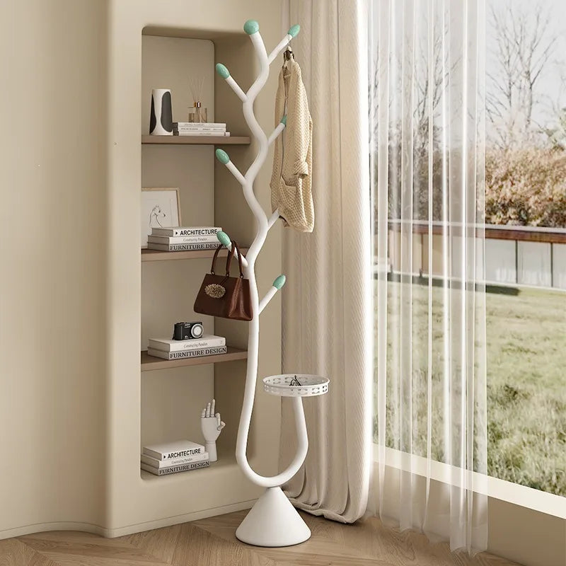 Cabide removível para sala de estar, rack de secagem de pólo único doméstico, suporte para bolsa suspensa de ramo de quarto, cabide suspenso de ardósia francesa