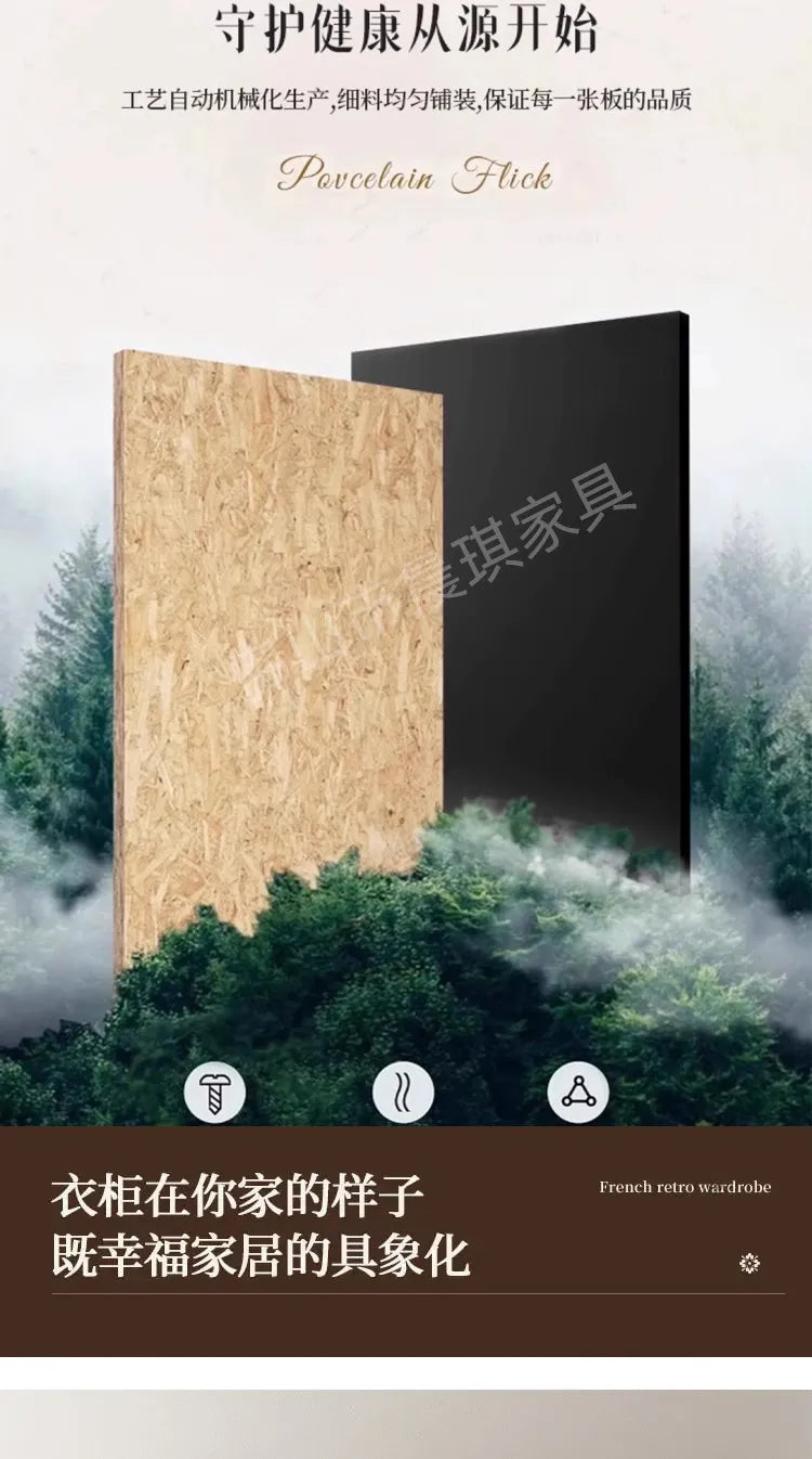 Guarda-roupas de Luxo que Economizam Espaço, com Vidro Canelado, Sistema de Estruturas Organizadoras, Guarda-roupa Solteiro, Móveis para Quarto