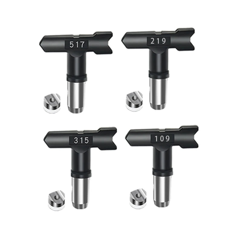 Pistola de Pulverização de Tinta Airless de Alta Pressão 3600 PSI com 4 Bicos e Protetor de Bico ou 6 Filtros para Pistola de Pulverização Airless