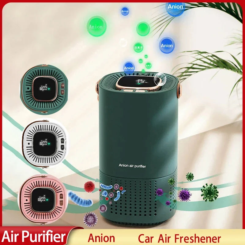 Purificador de Ar Xiaomi Mijia Ionizador Gerador de Íons Negativos Remoção de Odor de Fumaça de Cigarro Filtro HEPA PM 2.5 Purificador de Ar