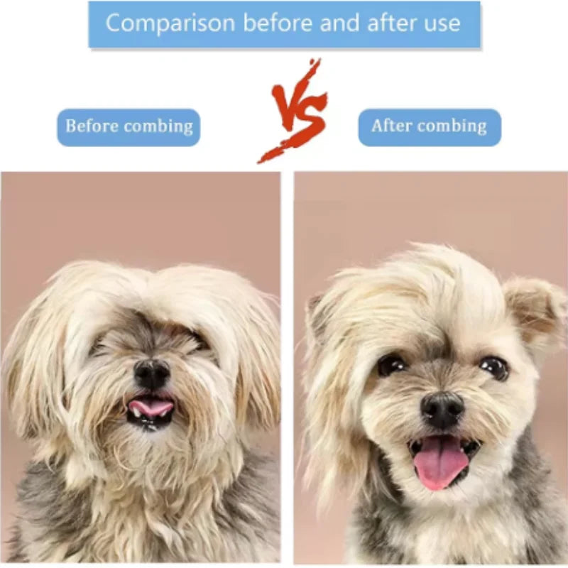 Escova para Cães e Gatos, Escova de Limpeza Automática para Remover Pelos de Animais, Ferramentas de Higiene para Cães e Gatos, Escova Desembaraçadora para Animais de Estimação, Acessórios para Cães