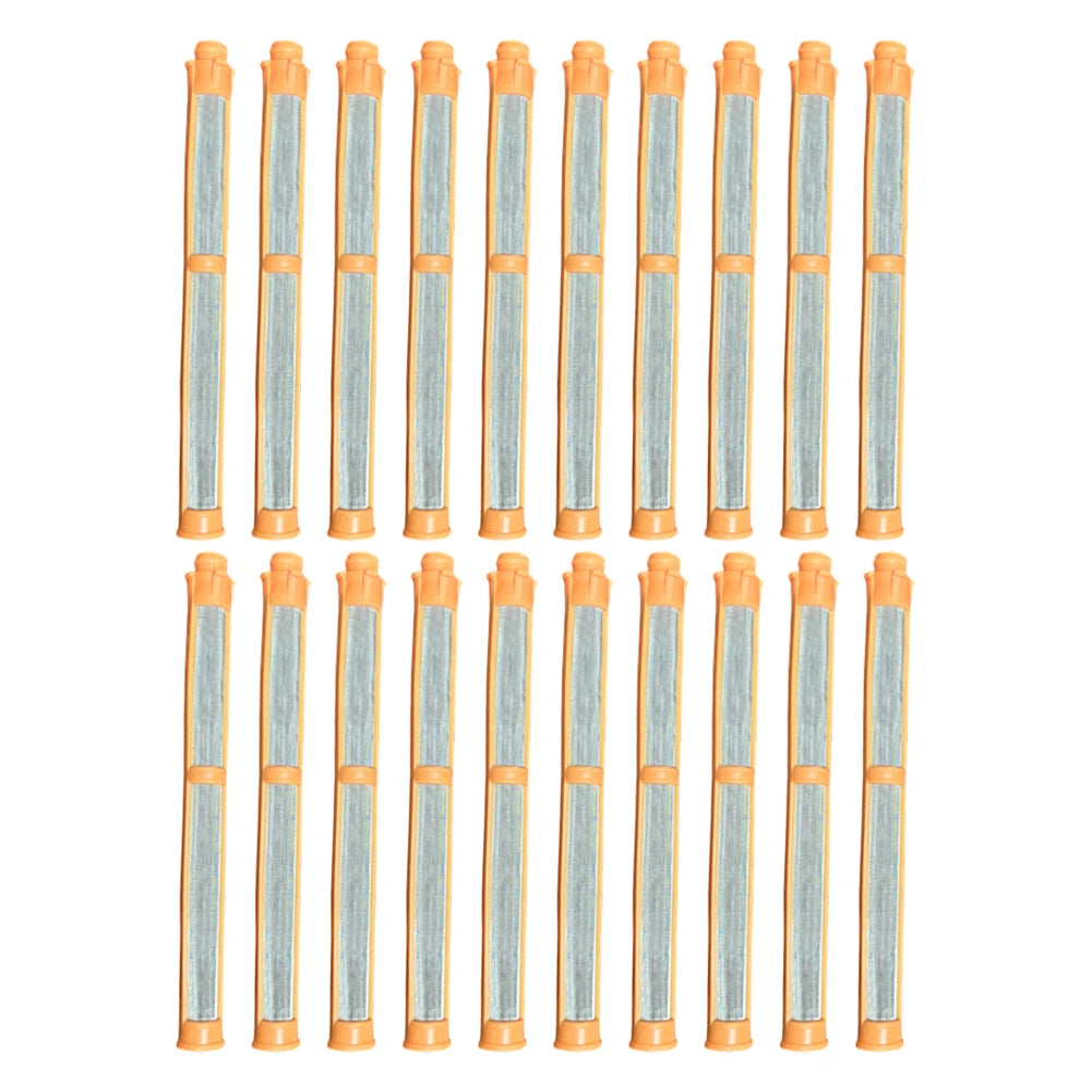 20 pçs 60/100/150 malha airless pintura pulverizador filtros alta filtragem airless pintura pulverizador filtro 11x110mm acessórios da ferramenta elétrica