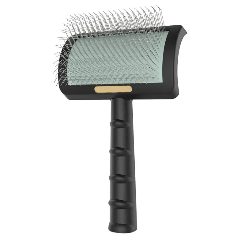 Cão aliciamento pente derramar cabelo remover agulha escova slicker massagem nó aberto pente ferramenta de cabelo grande cão suprimentos para animais de estimação acessórios