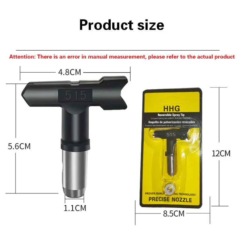 Bico de Pulverização Airless para Pistola de Pulverização 431 331 423 425 519 521 523 525 523 545 555 623, Ponta de Aerógrafo para Pulverização