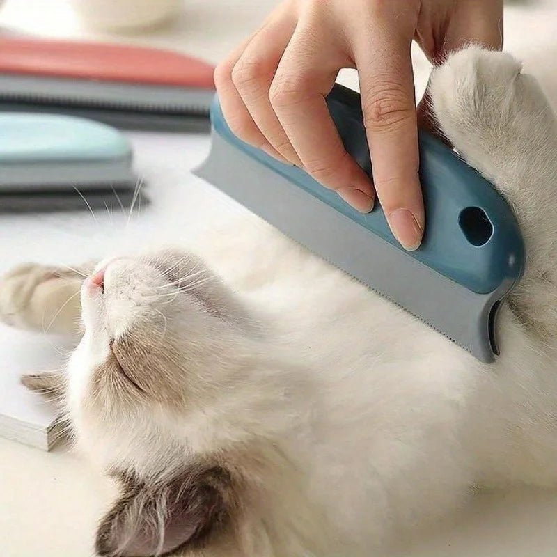 Escova para Limpeza de Pelos de Animais de Estimação, com cerdas de borracha anti-riscos - Adequada para gatos, Escova potente para pelos de cães - Alta eficiência