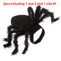 Fantasia de Aranha de Halloween para Gatos e Cães, Roupa Engraçada para Cães e Gatos, Acessórios Divertidos para Festas e Feriados