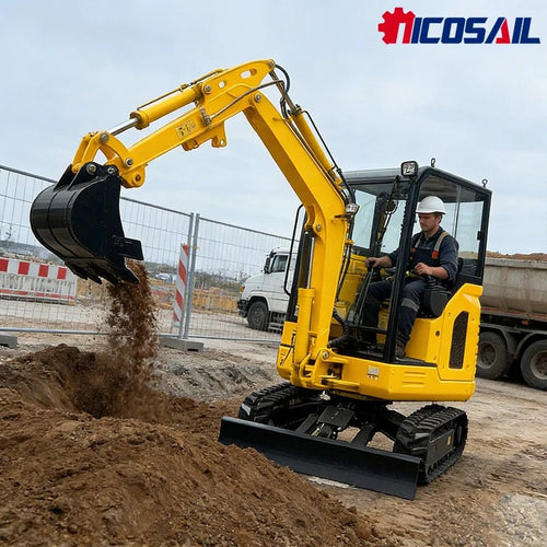 Miniescavadeira com capacidade de 2,5 toneladas CE EPA Euro 5 padrão nova escavadeira rastreada para uso agrícola - Kasa & Pet