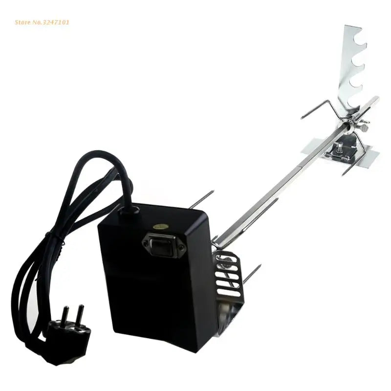 Universal rotisserie grade automática com 4w motor elétrico haste espeto garfo dropship