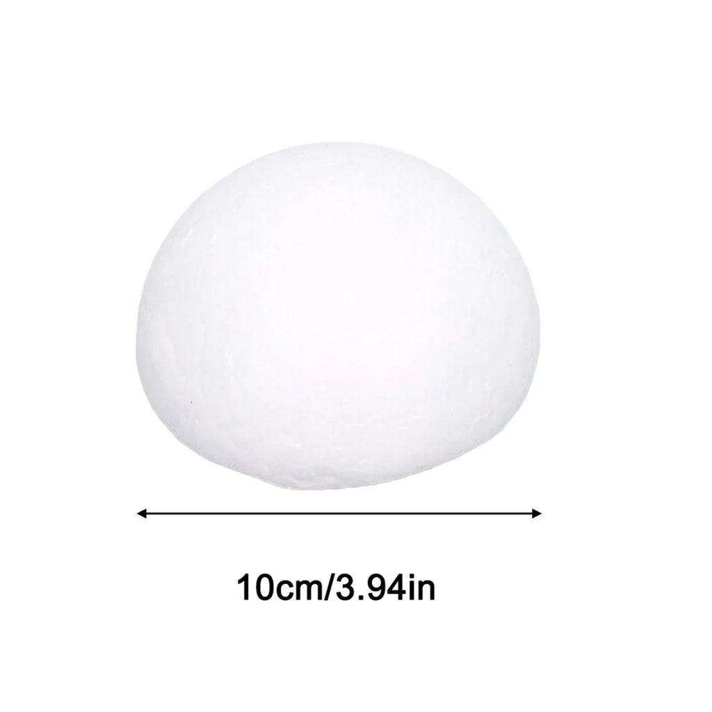 7.5/8/9/10/12/15cm meia redonda poliestireno bolas de espuma para diy natal crianças pintadas festa de casamento bolas de flores decoração