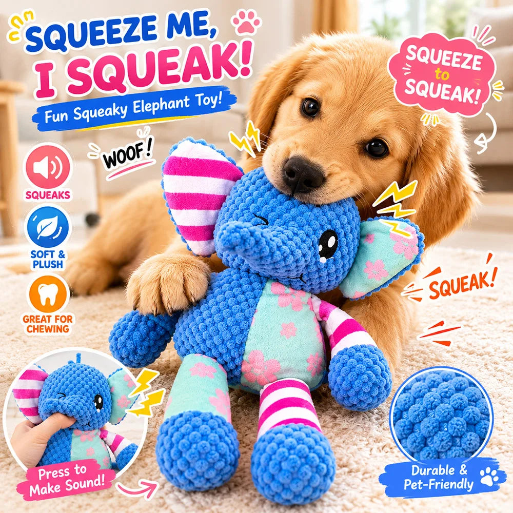 Brinquedo de Pelúcia para Animais de Estimação com Apito, Brinquedo de Quebra-Cabeça para Gatos e Cães, Companheiro Macio e Durável, Brinquedo de Mastigar para Limpeza dos Dentes, Design Resistente à Mastigação, Arti