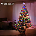 Led ao ar livre decorações da árvore de natal luzes usb 2/3m à prova dwaterproof água luzes da corda de fadas 8 modos quintal interior iluminação festa casamento