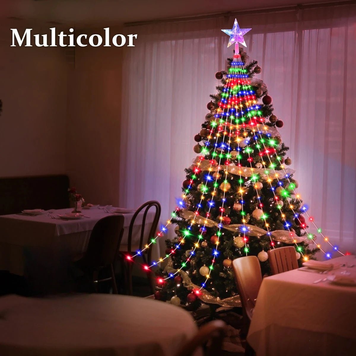 Led ao ar livre decorações da árvore de natal luzes usb 2/3m à prova dwaterproof água luzes da corda de fadas 8 modos quintal interior iluminação festa casamento