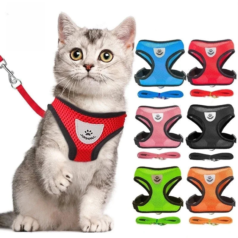 120 cm Traction Rope + Vest Type Leashes For Pet Small And Medium Tract Leashes Kit