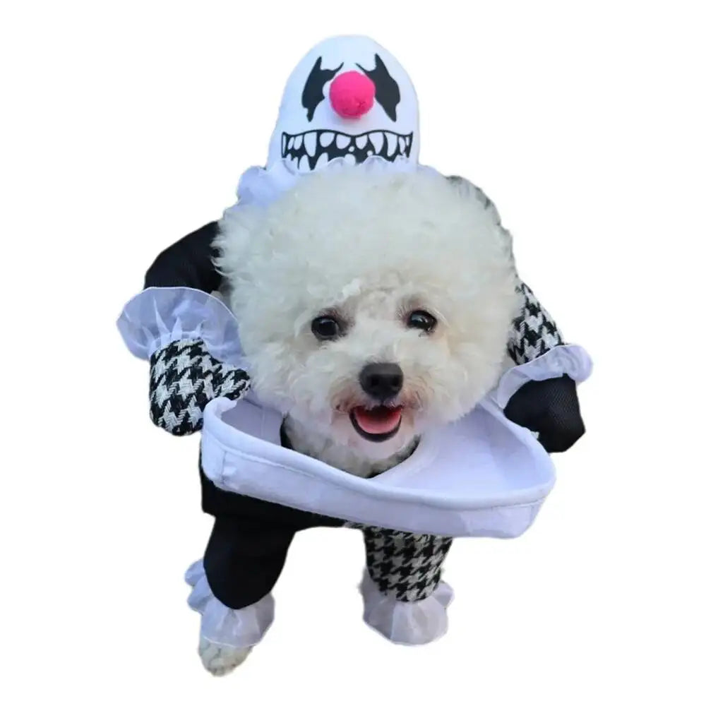 Halloween abóbora roupas para cães engraçado pet cães cosplay trajes conjuntos de halloween traje do cão roupas cômicas pet gato festa roupas