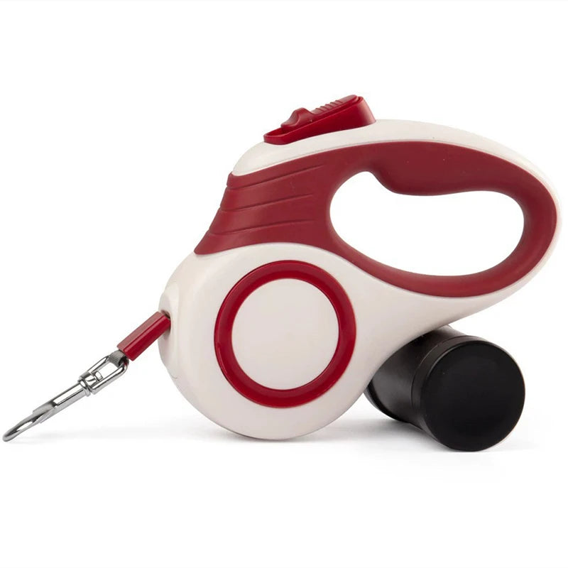 Trela retrátil automática para cães, corda extensível para viagens ao ar livre, caminhada, cães pequenos, corda de tração, chumbo para gatos Kasa & Pet