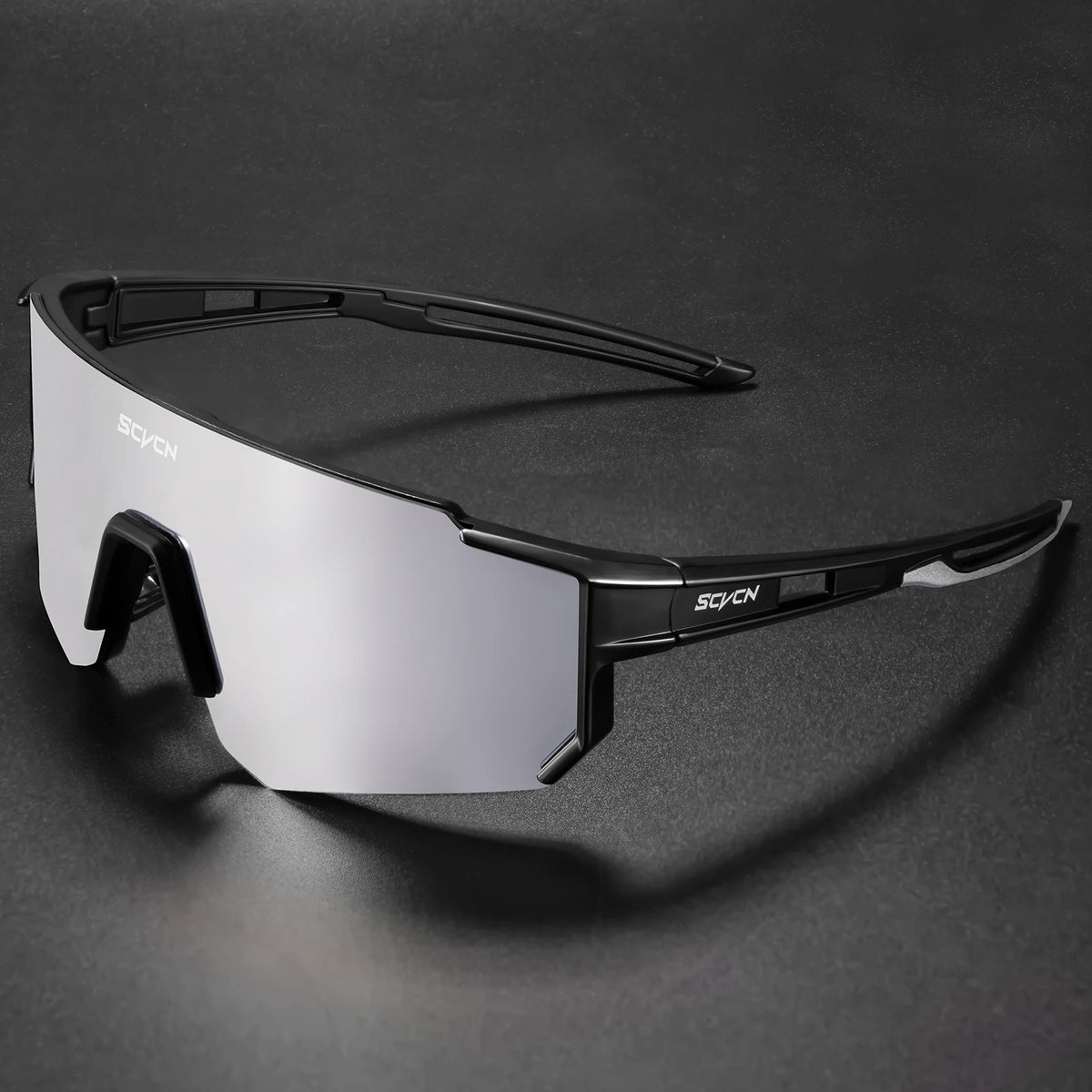 SCVCN Outdoor Cycling Sunglasses Men's MTB Bike Glasses Sports Mountain Climbing Fishing Women's Bicycle Cycling UV400 Goggles