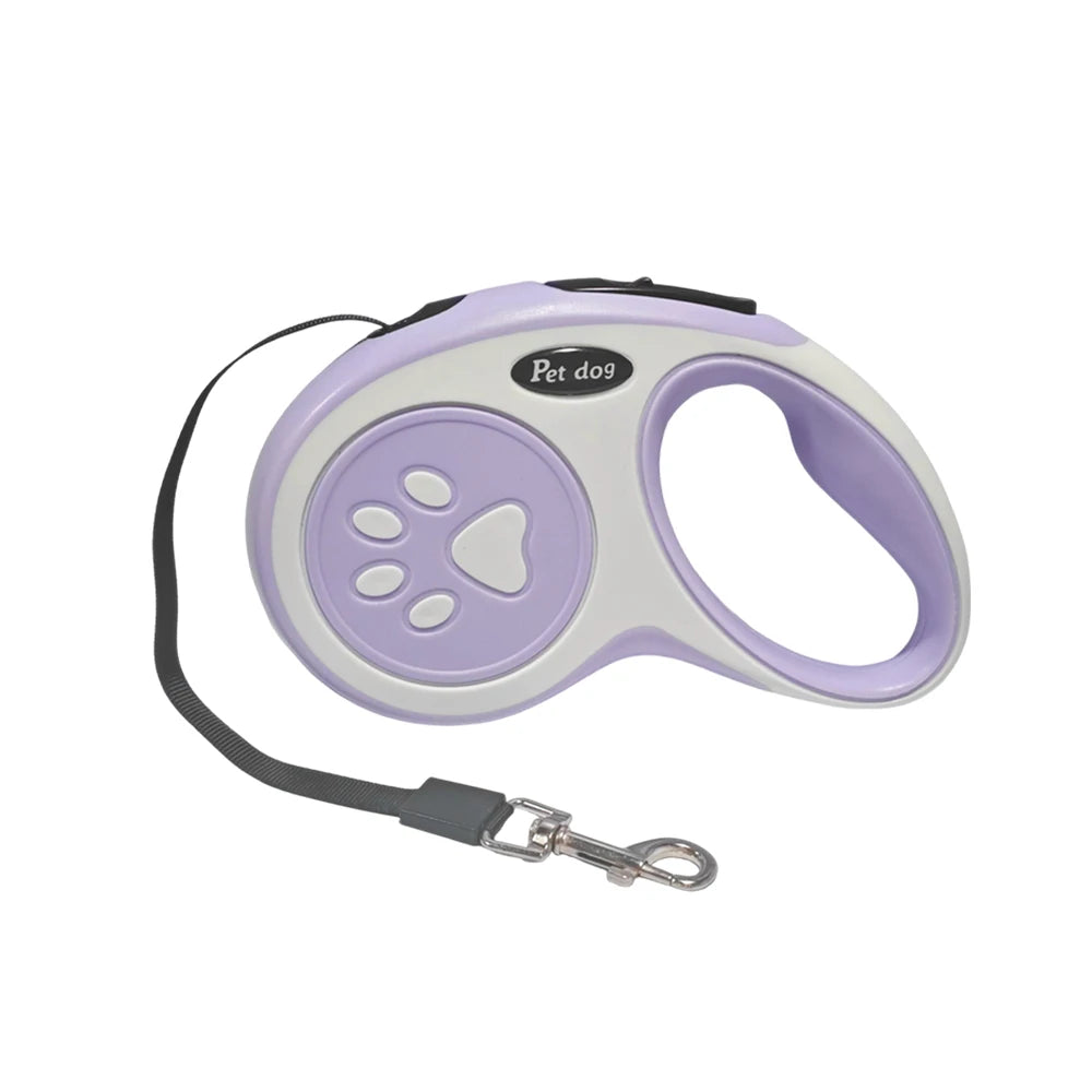 Trela de nylon para cães de estimação, 3 metros, 5 metros, para cães pequenos e médios, gatos, caminhadas ao ar livre, cinto retrátil para cachorrinhos, chihuahua, buldogue, suprimentos