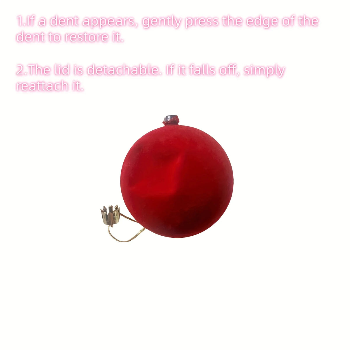 Ornamentos de bola de natal de veludo vermelho bola de natal decoração árvore de natal pendurado bola flocada pingente