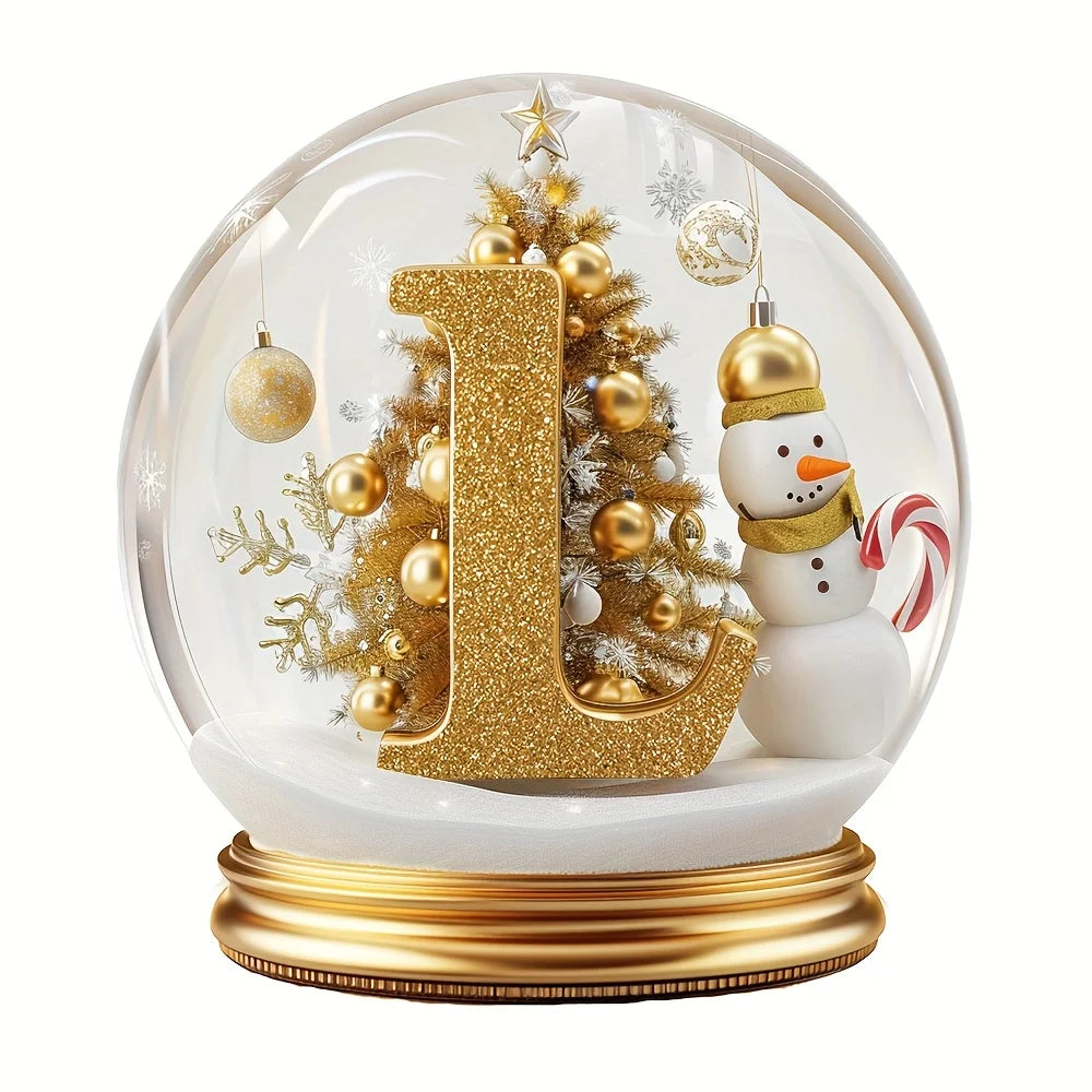 Decorações de árvore de natal letras mistas ornamento de mesa família retrato decoração fazenda férias decoração de mesa acrílico