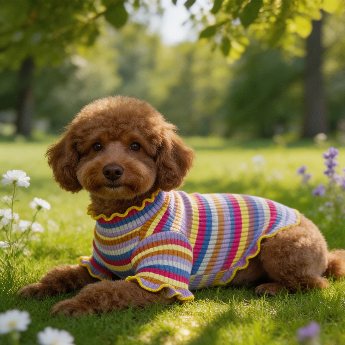 Roupas para Cães e Filhotes: Colete, Camiseta, Camisa, Vestido e Saia Fofos de Primavera, Camiseta de Base e Fantasia para Cães