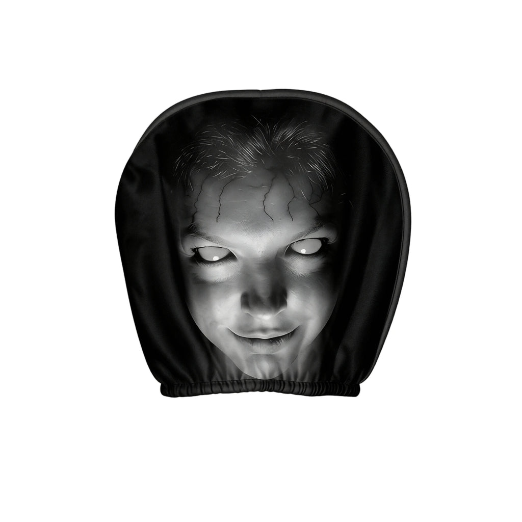 Capas de Apoio de Cabeça para Carro de Halloween: Protetores Divertidos de Desenho Animado para Encosto de Banco Dianteiro - Decoração Automotiva 2026