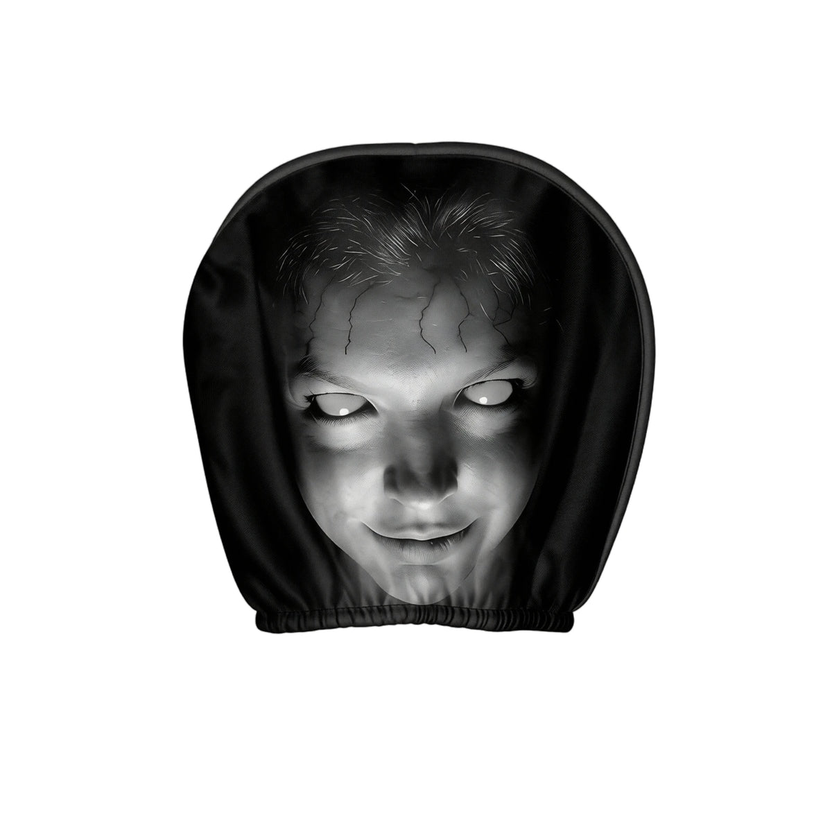 Capas de Apoio de Cabeça para Carro de Halloween: Protetores Divertidos de Desenho Animado para Encosto de Banco Dianteiro - Decoração Automotiva 2026
