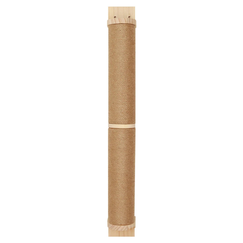 Pós de arranhar para gatos montado na parede, móveis de parede, árvore de madeira para gatos grandes, colunas mais grossas para multi-funções