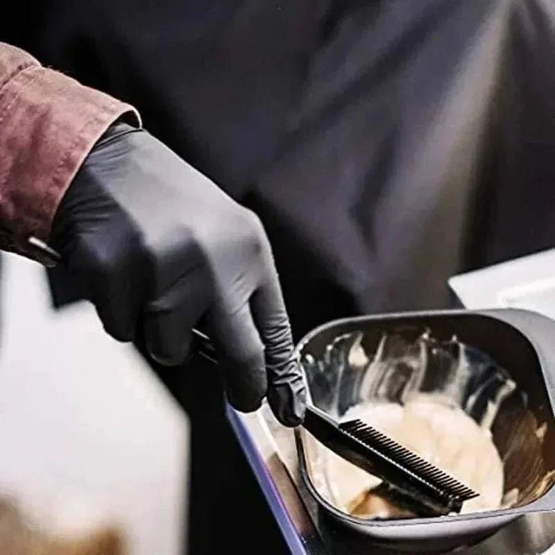 10-200pc luvas de nitrilo luvas de borracha preta látex luvas descartáveis trabalho doméstico indústria de carro jardinagem cuidados com animais de estimação ferramentas de cozinha