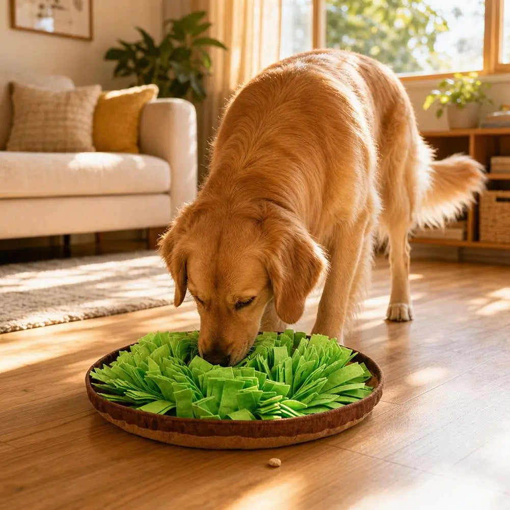 Tapete de busca para cães, jogo interativo de busca de alimentos, brinquedo em forma de tapete para alimentação lenta, ideal para o treino de cães, estimula as habilidades naturais de busca de alimentos.
