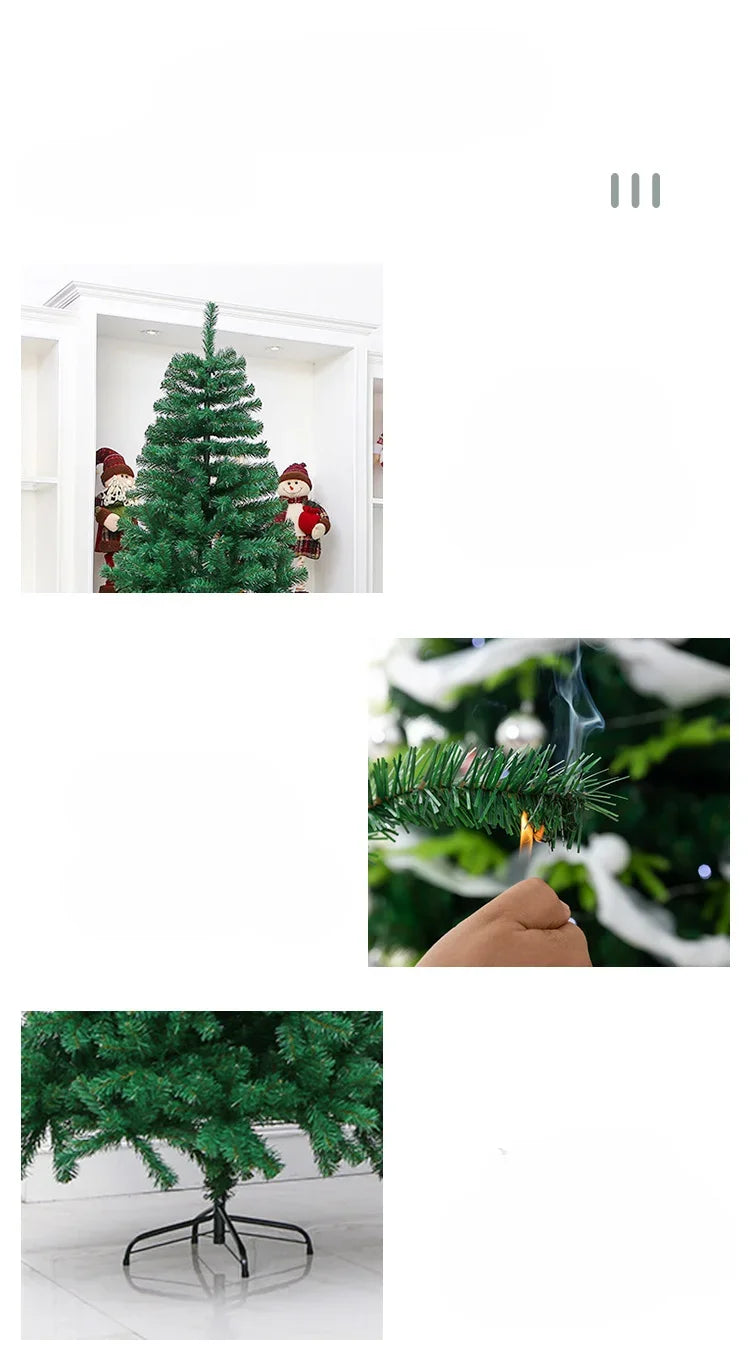 Mini Pinheiro Artificial Decoração, portátil, simples de instalar Presente, Natal Suprimentos, folhas criptografadas Ramos