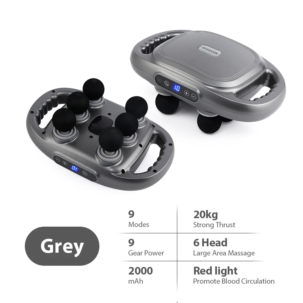 66-head Fascia Gun High Frequency Vibration Body Massage Gun Back Massager Waist Massager Neck Shoulder Thigh Massager