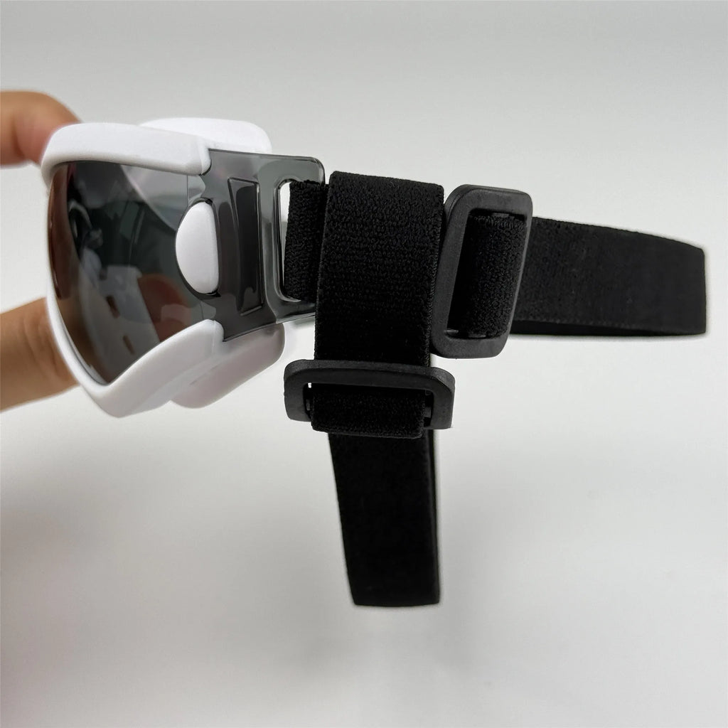 Óculos de Proteção para Cães Pequenos e Médios com Proteção UV e à Prova de Vento, Óculos de Sol para Animais de Estimação com Alça Ajustável
