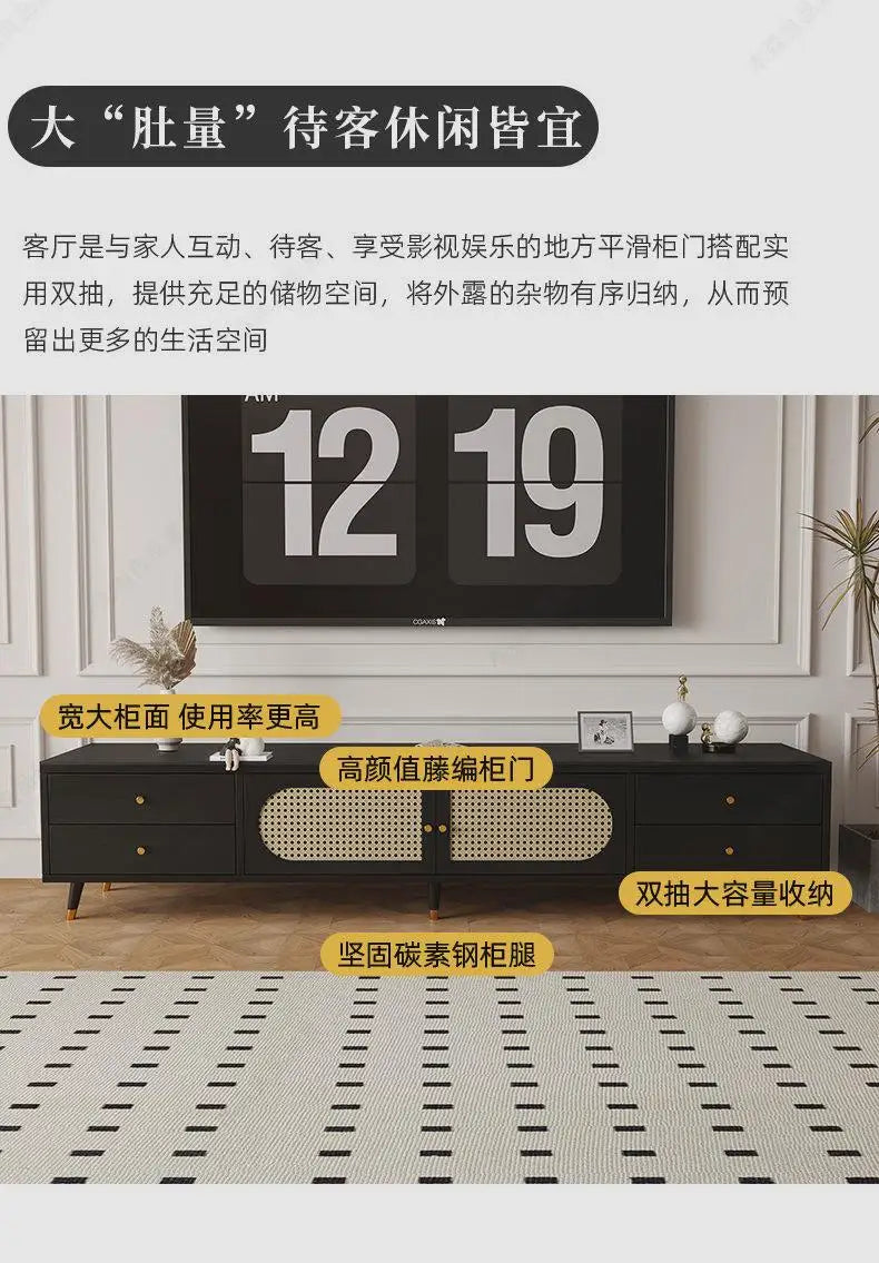 Design italiano suporte de tv com gavetas beleza única sala de estar suporte de tv minimalista premium meuble de rangement móveis para casa