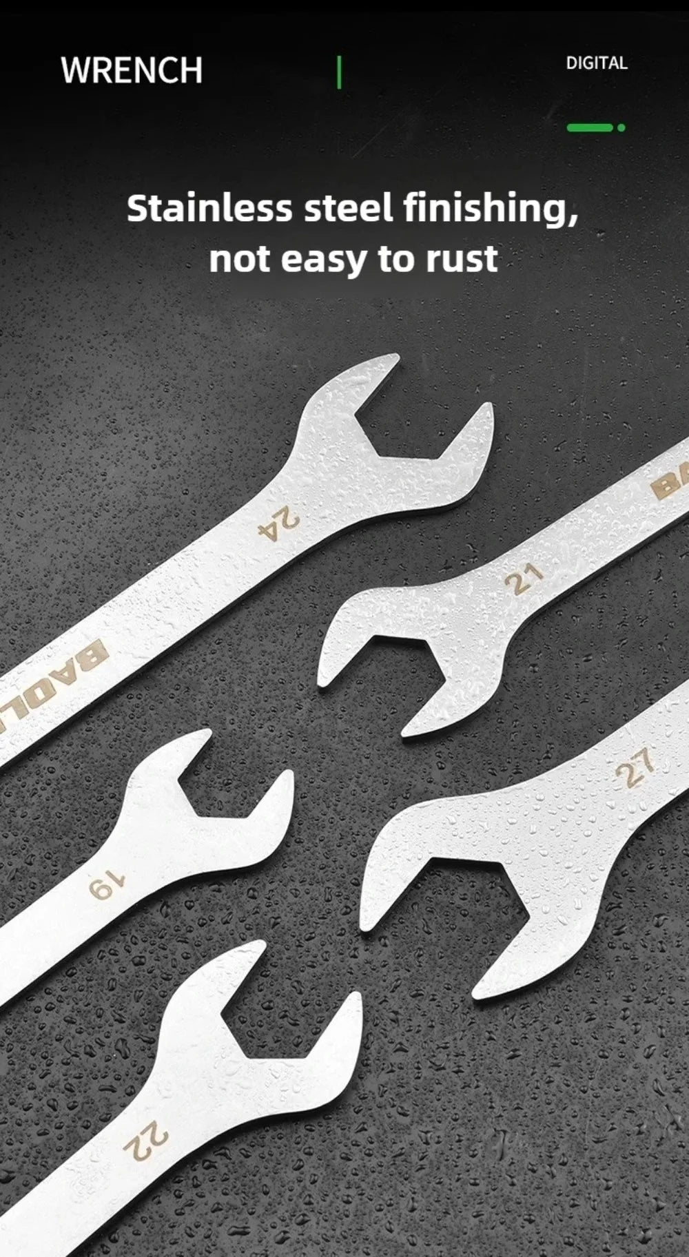 1 pces 5-32mm ultra-fino chave de extremidade aberta dupla-end multi-função chave de catraca 3mm de espessura chave de extremidade aberta