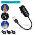 Natal dia das bruxas conduziu a lâmpada de projeção abóbora luz da noite projetor parede teto ornamentos do feriado usb lua atmosfera luz