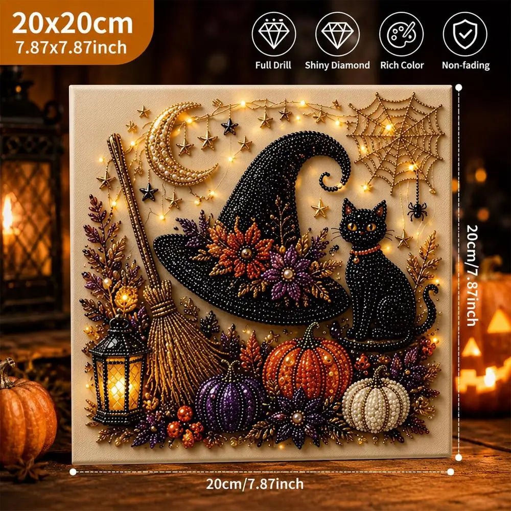 Kit de Arte com Pérolas para Halloween, Artesanato Assustador Ideal para Iniciantes, Lembranças de Festa, Decoração DIY de Fantasmas para Casa, Escritório, Sala de Estar, Estúdio e Festa - Kasa & Pet