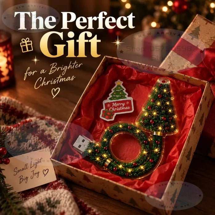 Luz de Natal com Projetor, Luz Noturna de Natal Alimentada por USB com Mais de 6 Padrões Festivos, Luminária de Árvore Flexível para Decoração de Festas