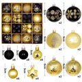 Conjunto de 44 Bolas de Natal para Pendurar na Árvore, Decoração de Natal para Casa, Presente para Festa de Ano Novo 2026