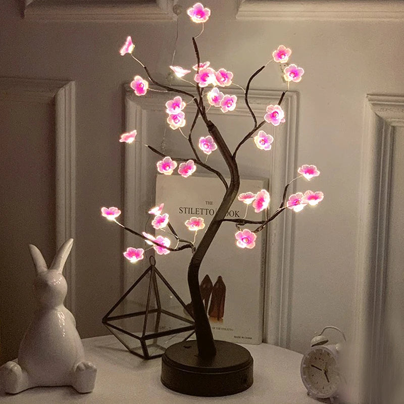 Luminária de Mesa LED em Forma de Folha Dourada, Luzes de Natal, Luzes Noturnas, Decoração para Casa, DIY, Festa, Casamento, Quarto, Presente para o Dia das Mães